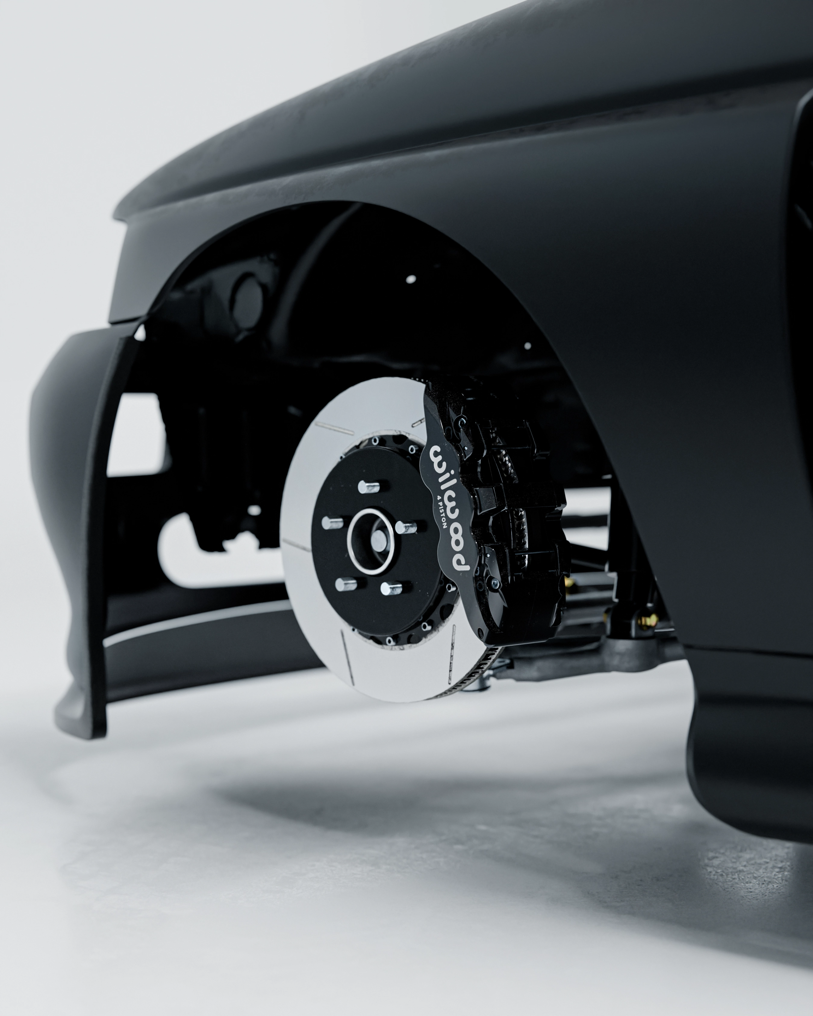 Ford Escort Cosworth RS — automotive 3D model, view 1