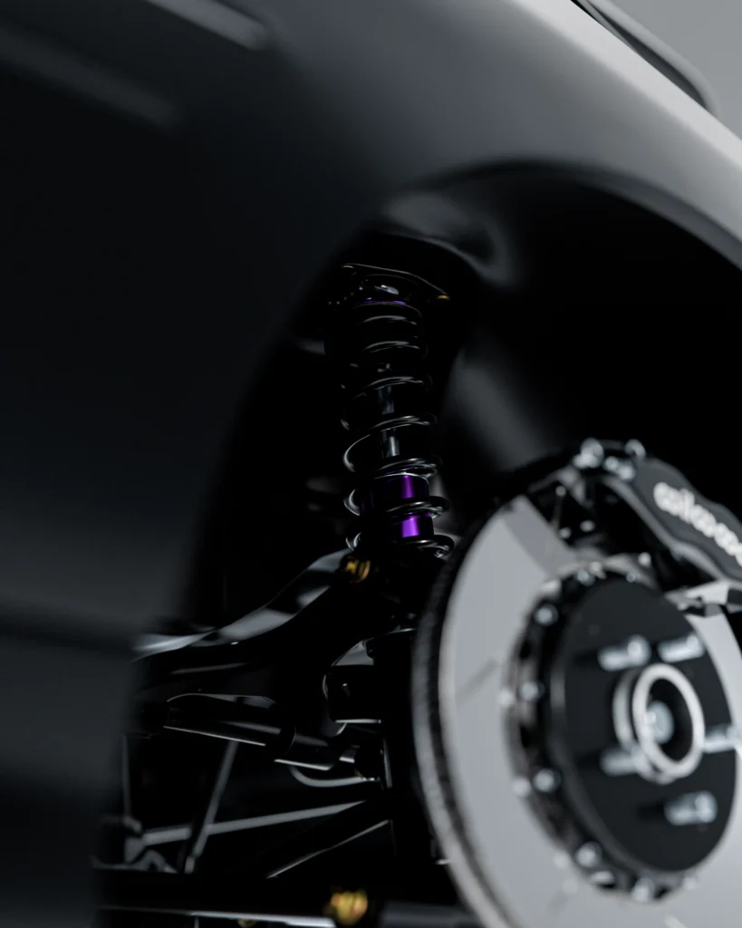 Ford Escort Cosworth RS — automotive 3D model, view 3