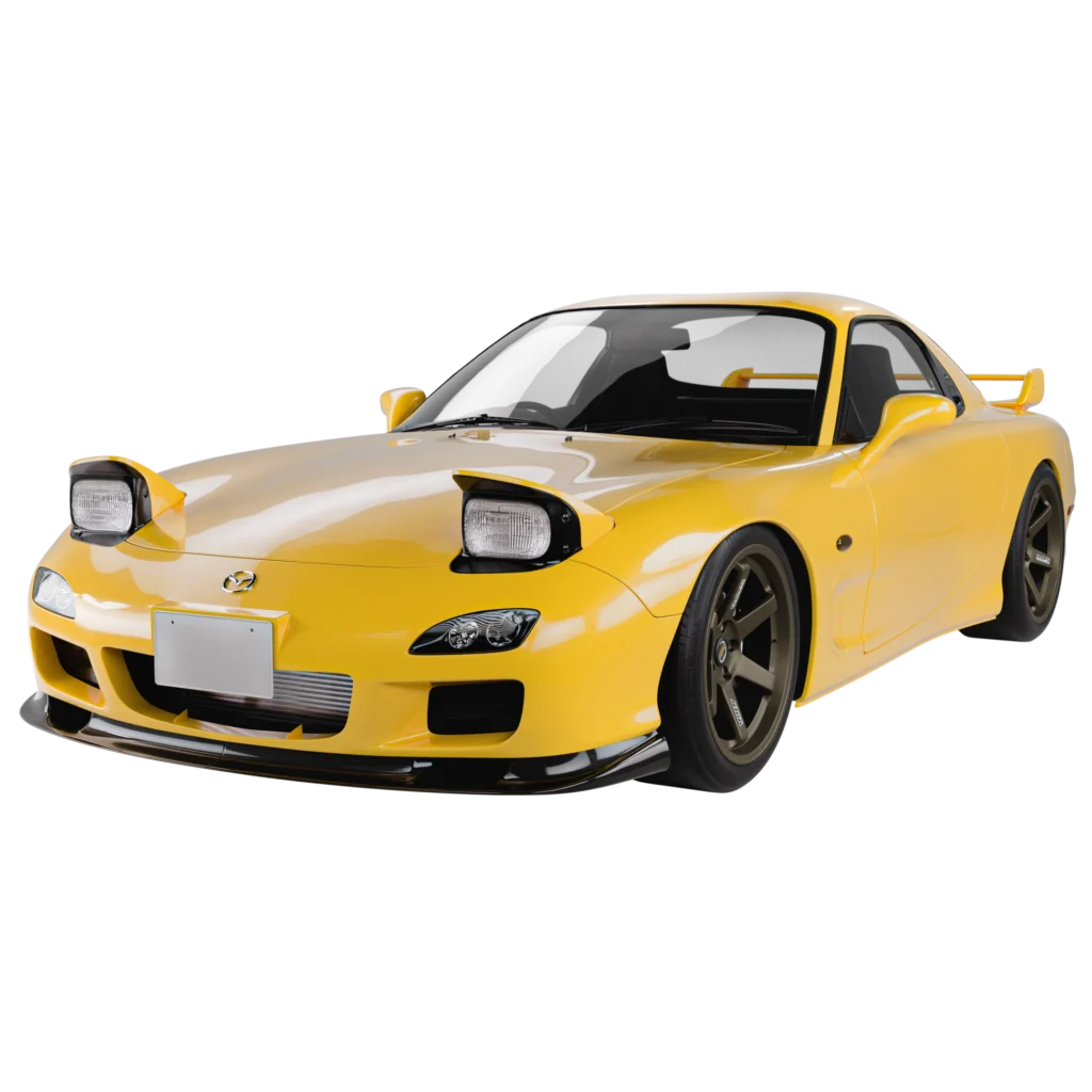 Mazda RX7 FD — automotive 3D model, view 1