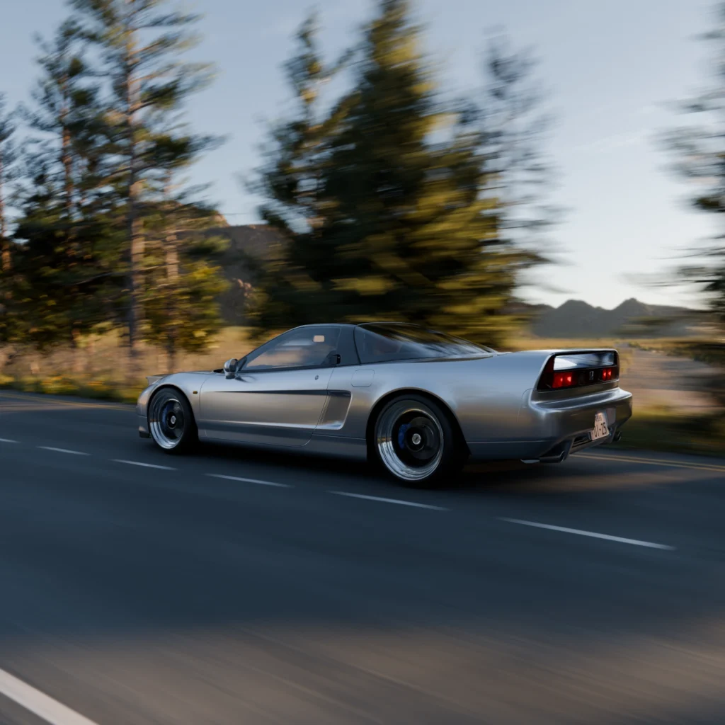 Honda NSX — automotive 3D model, view 2