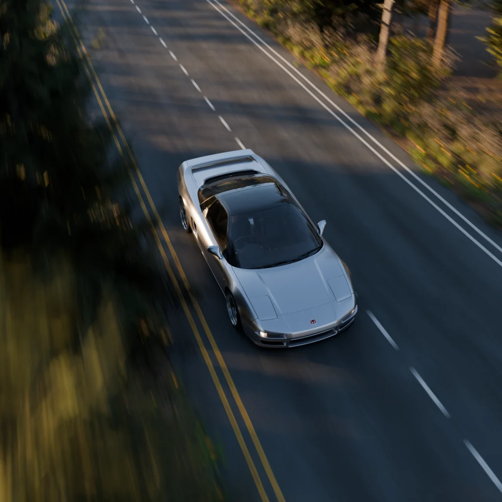 Honda NSX — automotive 3D model, view 1