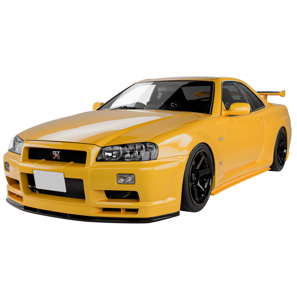 Nissan Skyline R34 GTR — automotive 3D model