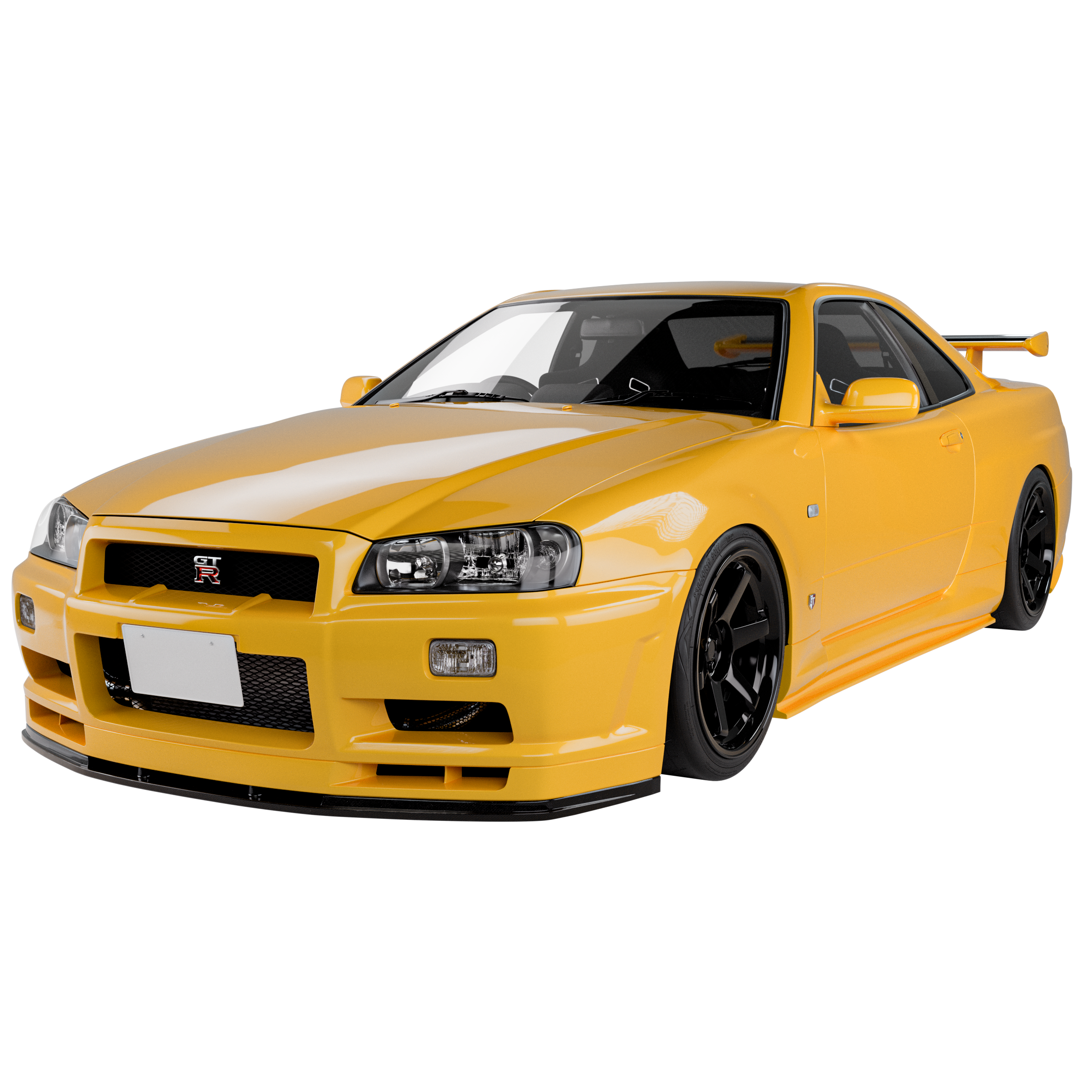 Nissan Skyline R34 GTR — automotive 3D model, image 1
