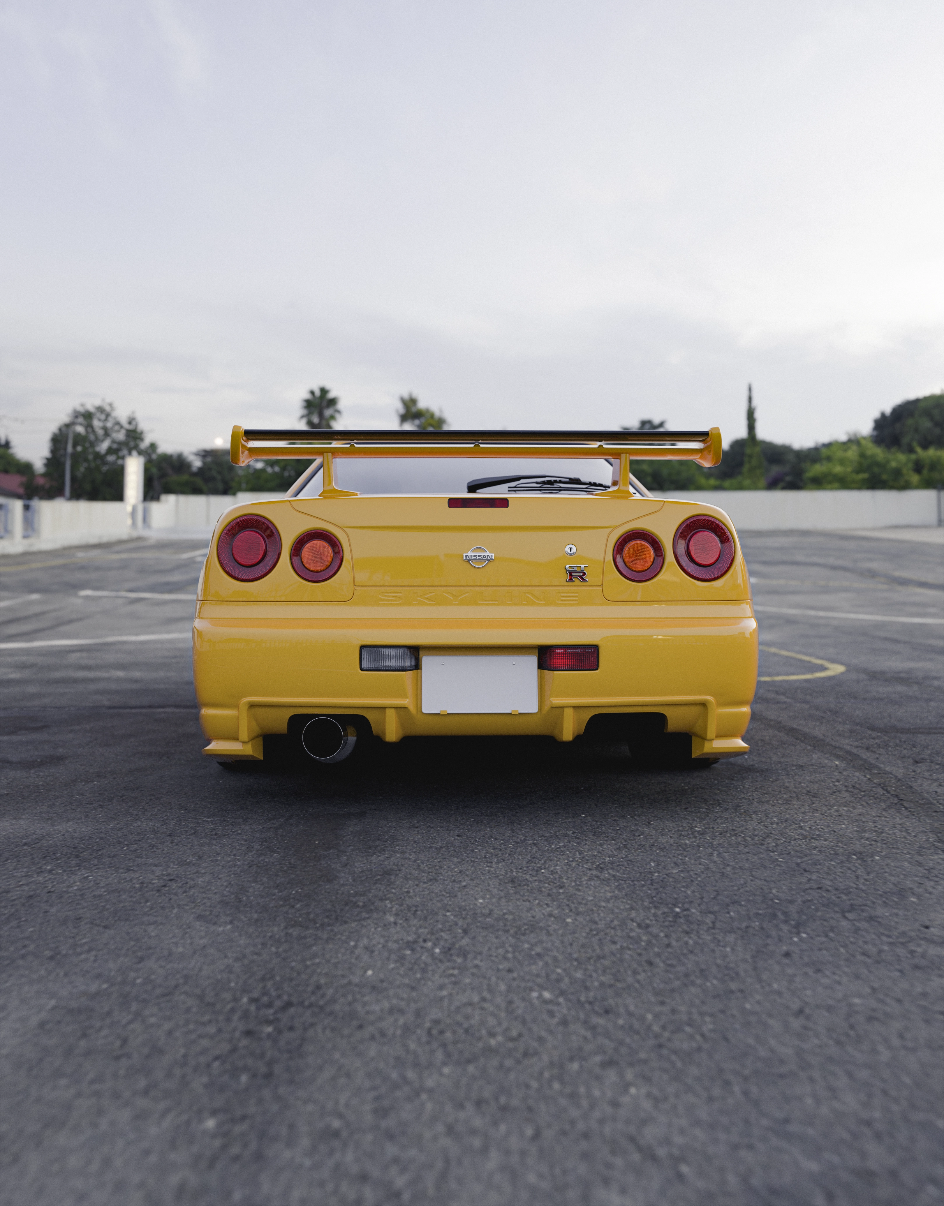 Nissan Skyline R34 GTR — automotive 3D model, view 3