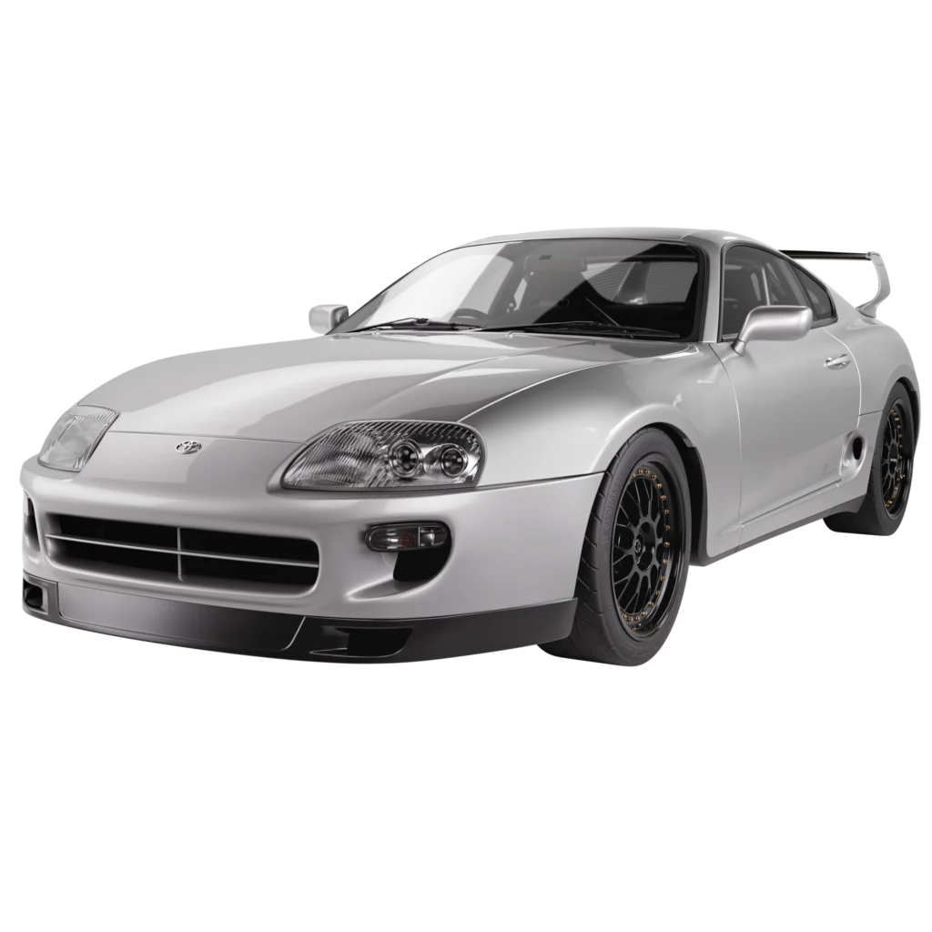 Toyota Supra A80 MK4 — automotive 3D model, view 1