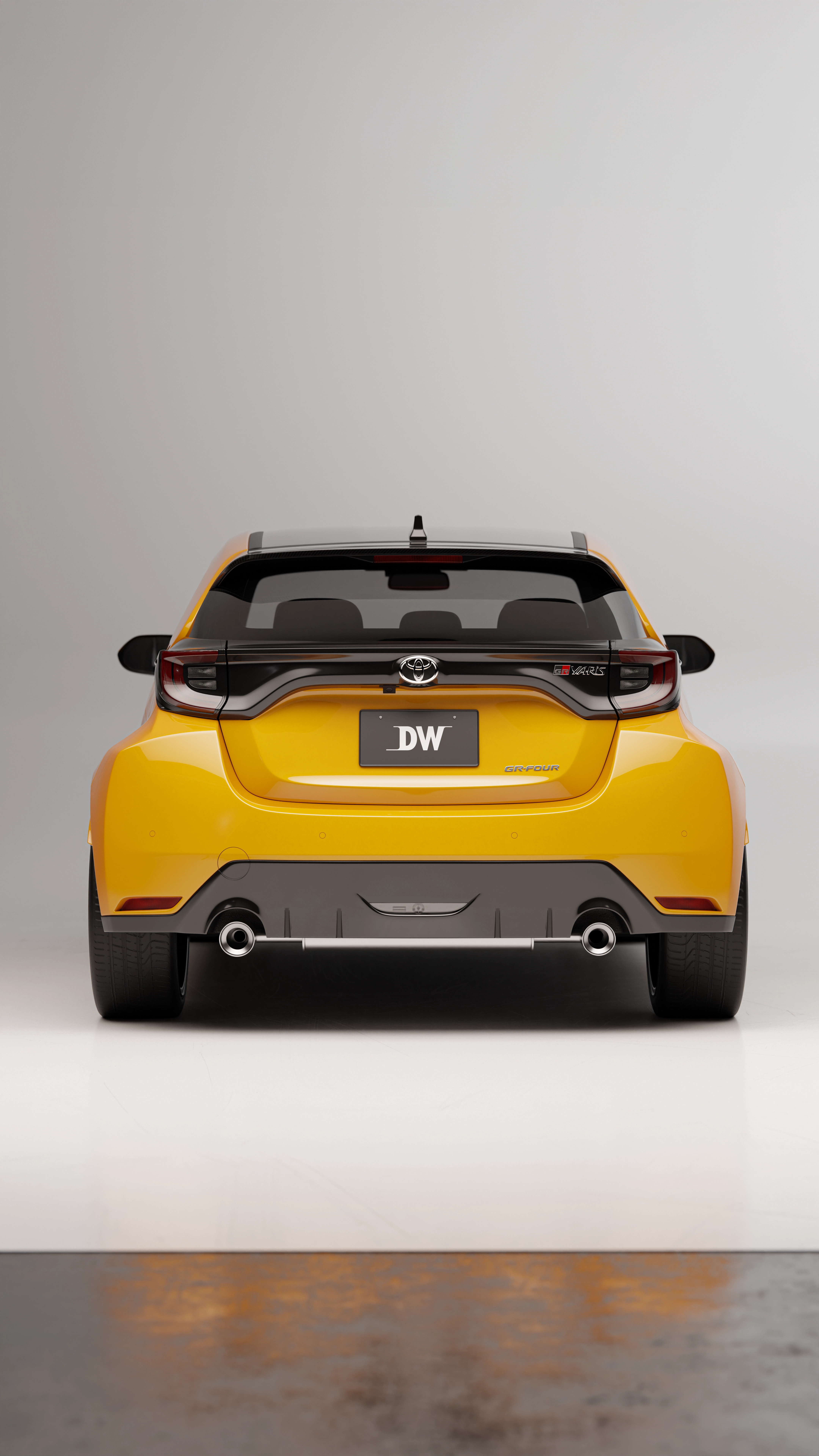 Toyota Yaris GR 2021 — automotive 3D model, view 2