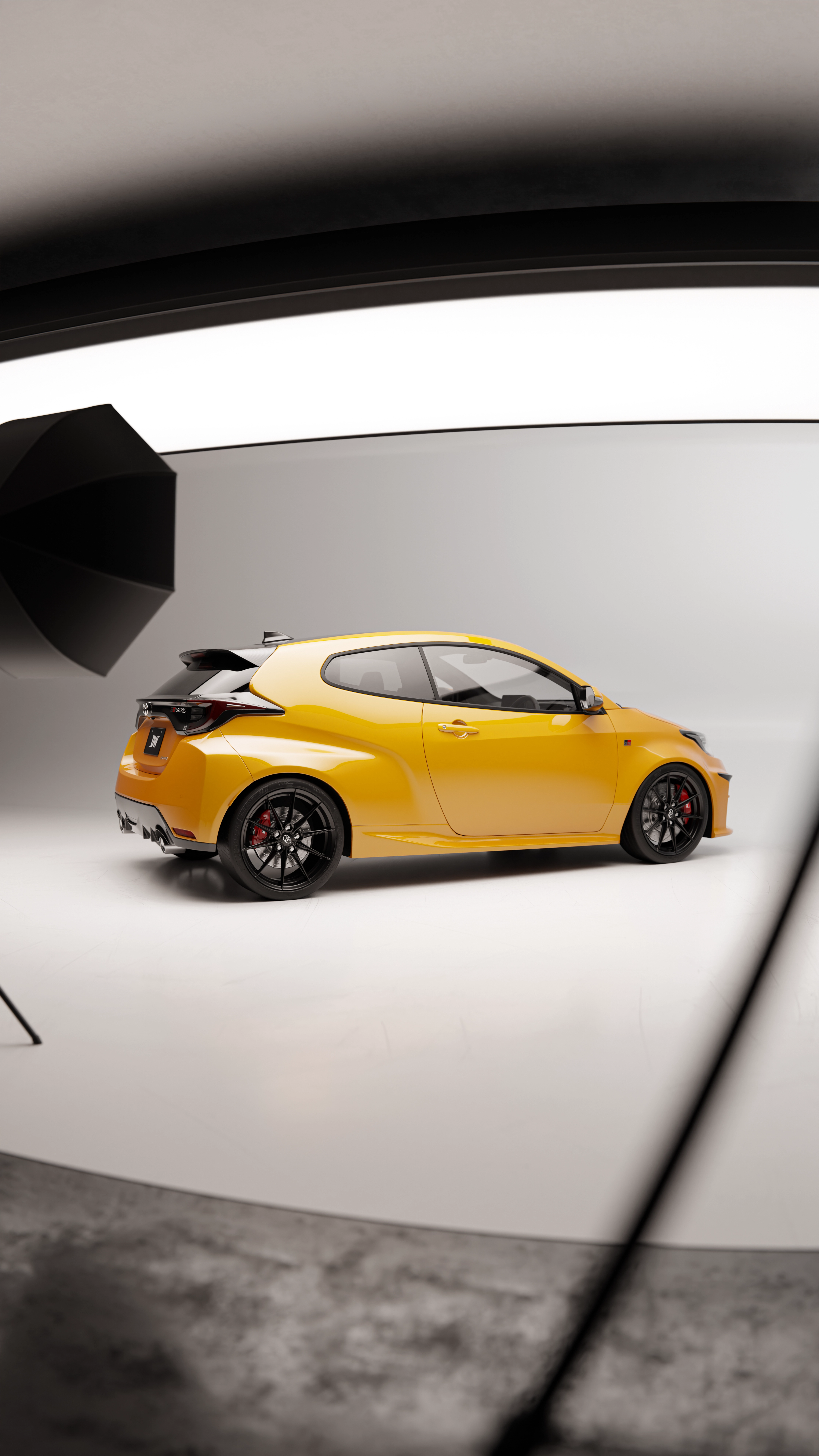 Toyota Yaris GR 2021 — automotive 3D model, view 3