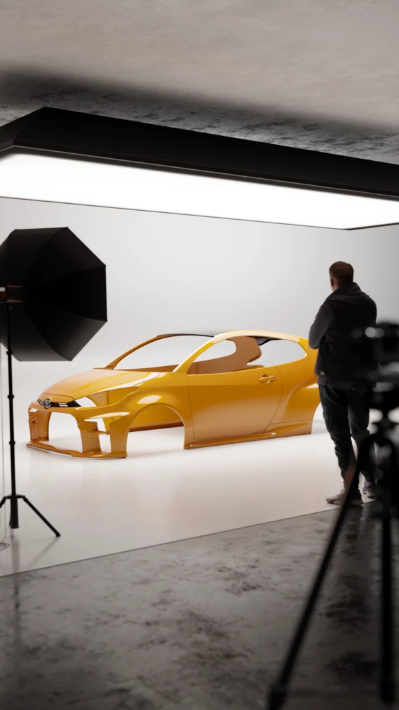 Toyota Yaris GR 2021 — automotive 3D model, view 5